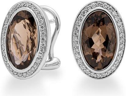 Image du produit Breuning BIJOUX DE BOUCLE - QUARTZ FUMÉ/brill. 0,352 Ct. H/si (585, - Or)