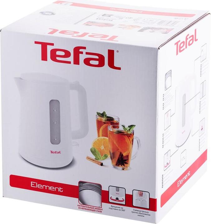 Produktbild Tefal Element KO200130 Wasserkocher 1,7 L Weiss 2400 W (1.70 l)