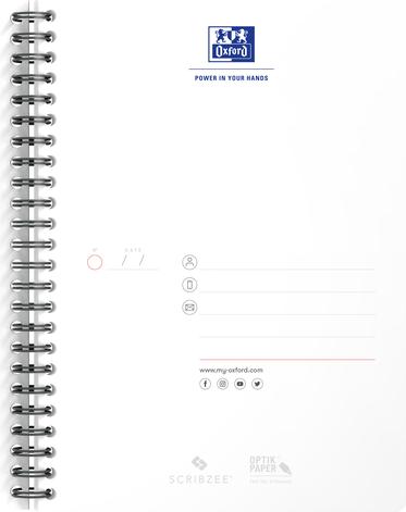 Produktbild Oxford Spiralbuch Office (A5, Kariert)