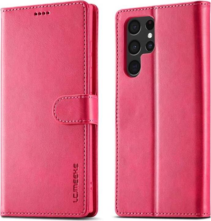 Immagine prodotto LC.Imeeke Samsung S10e - Custodia a portafoglio con 3 scomparti per carte e chiusura magnetica, rosa (Samsung Galaxy S10e)