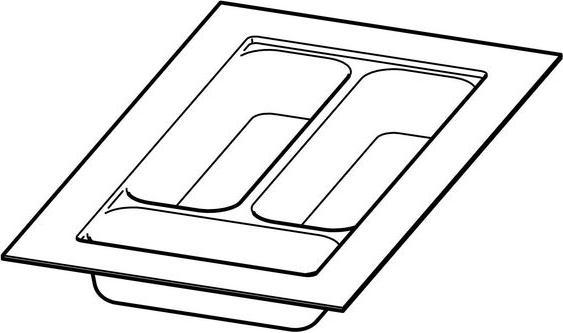 Actual product image Hettich Cutlery trays OrgaTray 440
