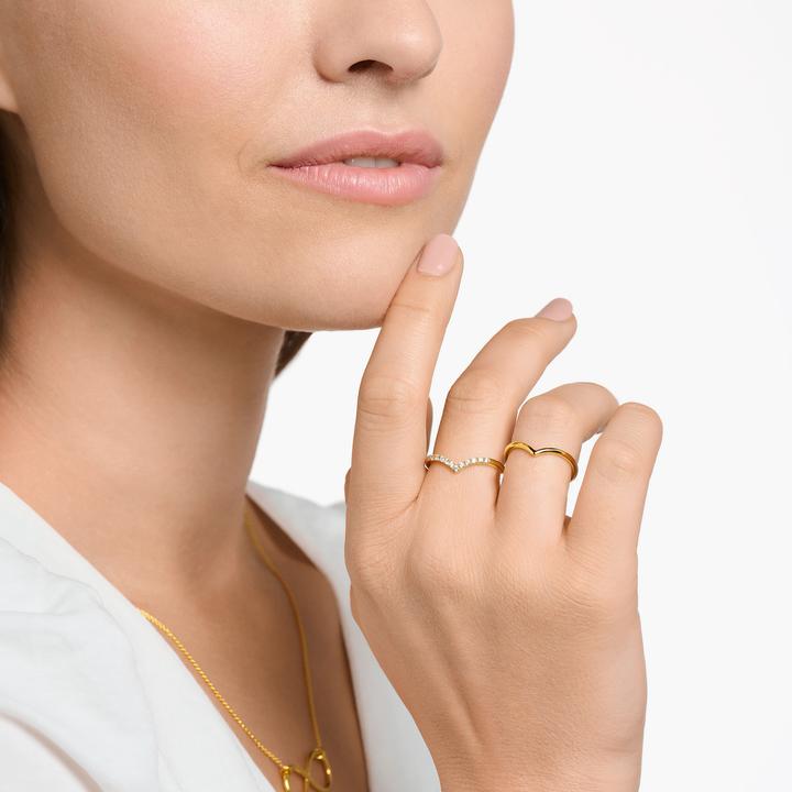 Produktbild Thomas Sabo Ring V Form Gold (56, 925 Silber)