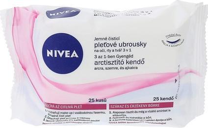 Actual product image NIVEA Gentle Cleansing Wipes 3in1 (Cleaning cloths)
