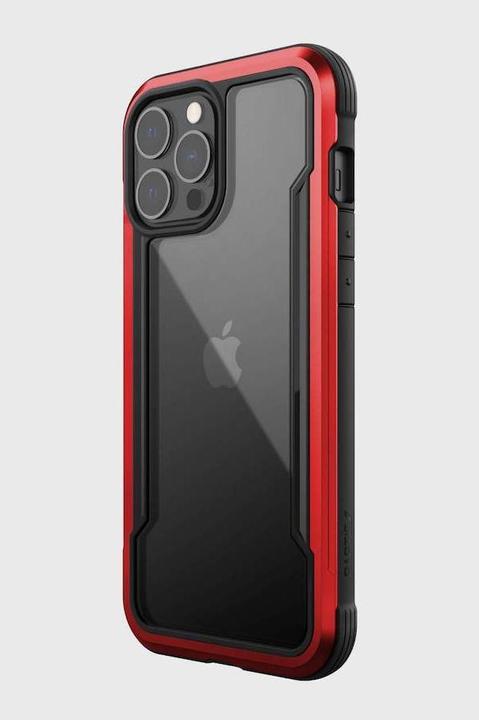 Actual product image Raptic iPhone 13 Pro Max - /X-Doria Defence Shield Case with red frame (Apple iPhone 13 Pro Max)