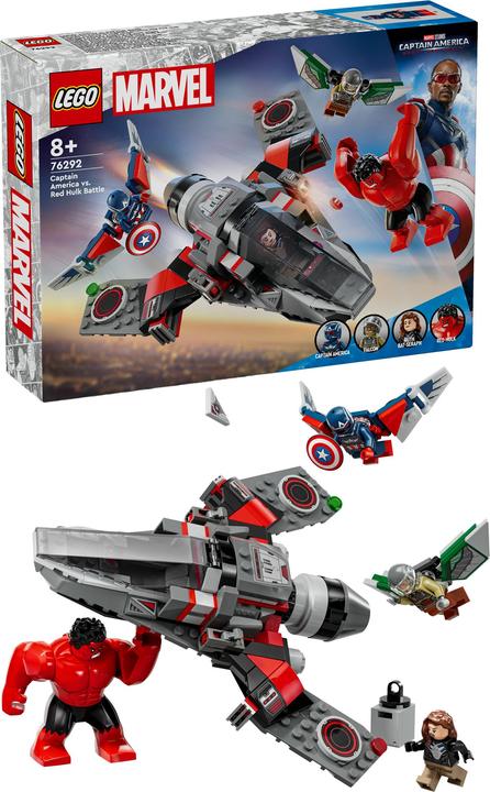Immagine prodotto LEGO Showdown zwischen Captain America und Red Hulk (76292, LEGO Marvel)
