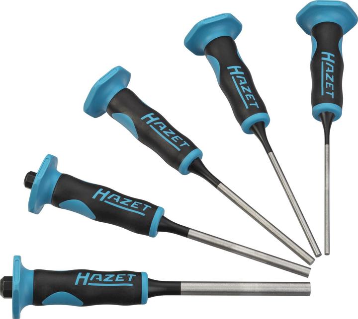 Image du produit HAZET Jeu de chasse-goupilles · long 751LHS/5 ∙ 175 mm ∙ Nombre d'outils : 5 (90 mm)