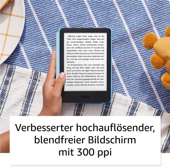Produktbild Amazon Kindle Kids Edition without Special Offers inkl. Einhorntal-Hülle (2022) (6", 16 GB, Pink)