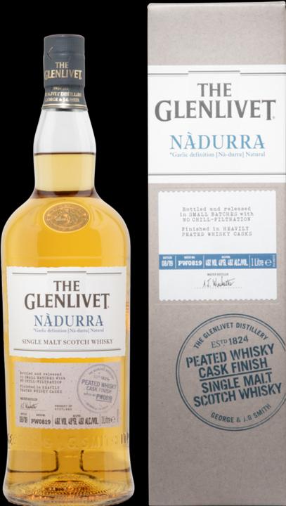 Produktbild The Glenlivet NÀDURRA Peated Whisky Cask Finish 48% Vol. 1l in Geschenkbox (Single Malt)