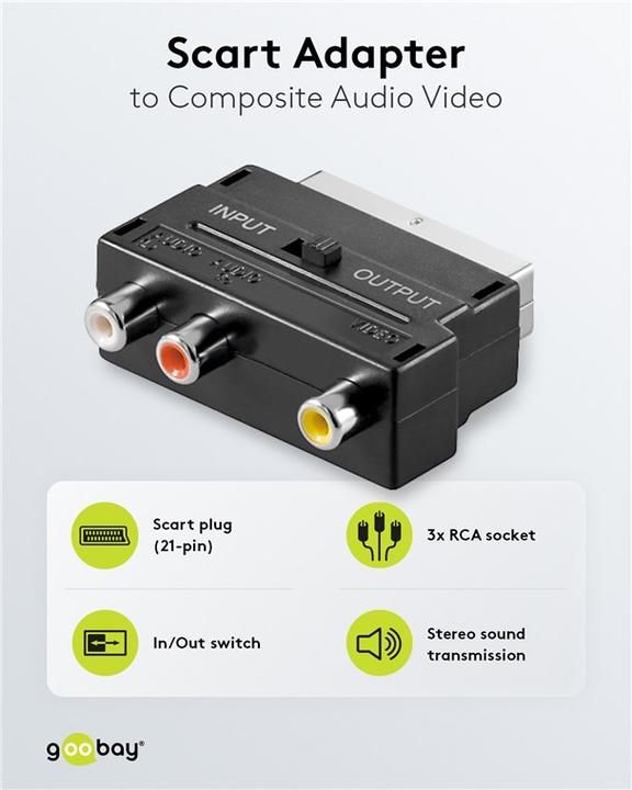 Produktbild Goobay Scart zu (Video Switch)