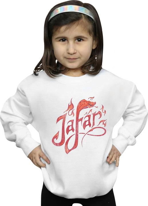 Produktbild Disney Mädchen Aladdin Film Jafar Flammen Logo Sweatshirt (140, 146)