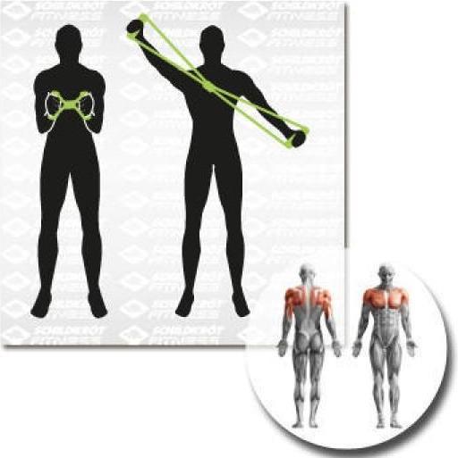 Actual product image Schildkröt expander set (1.06 m, Medium, Strong)