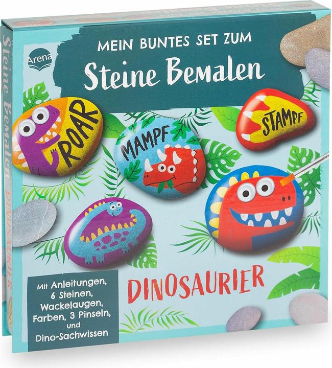 Immagine prodotto Arena Il mio set colorato per dipingere le pietre. Dinosauro