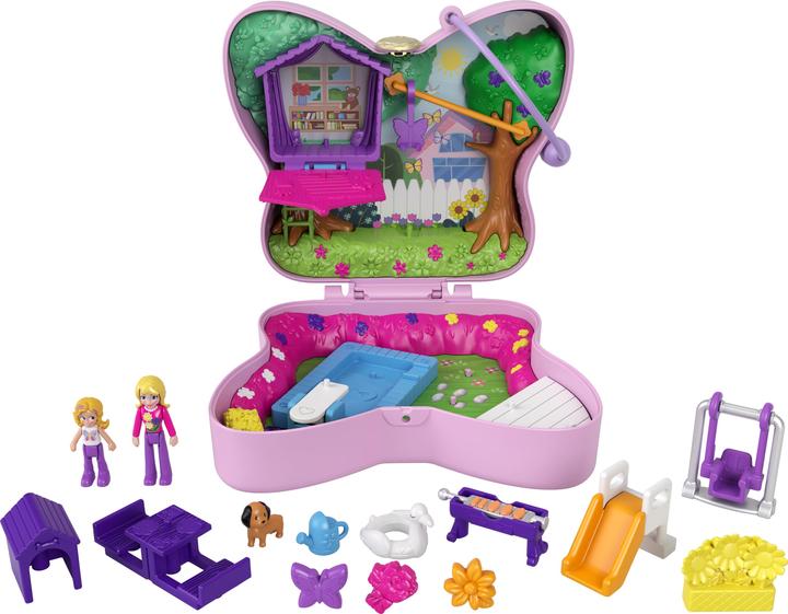 Polly Pocket Big Pocket - Schmetterlingsgarten kompakt