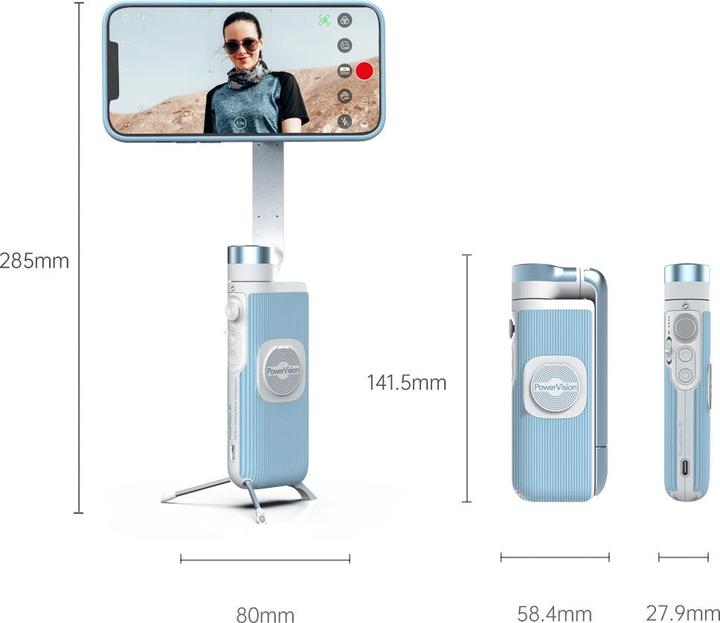 Productafbeelding PowerVision S1 Gimbal Explorer Kit (Smartphone, 0.22 kg)