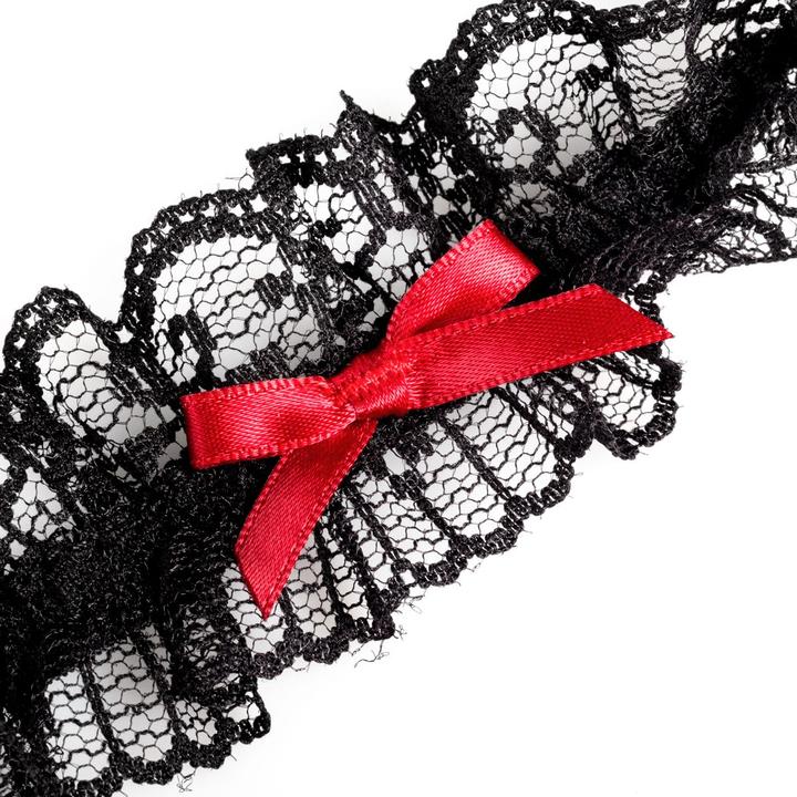 Image du produit Easytoys Jarretière en dentelle - noir (Taille unique)