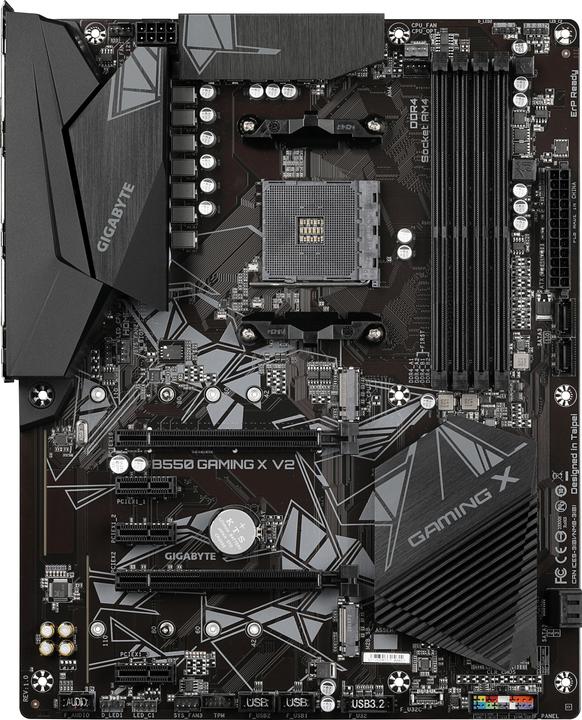 Actual product image Gigabyte B550 GAMING X V2 (AM4, AMD B550, ATX)