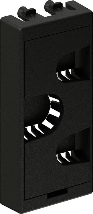 IB Connect Accessori multimediali 45x22,5 antracite Passaggio cavi 3 posti (0.05 m)