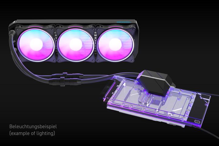 Immagine prodotto Alphacool Eiswolf 2 AIO - RTX 3090 TI Strix/TUF da 360 mm con piastra posteriore