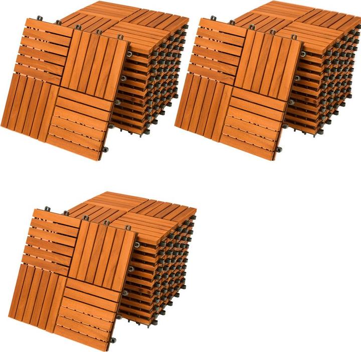 Casaria Holzfliese (33 x, 30 x 30 cm)