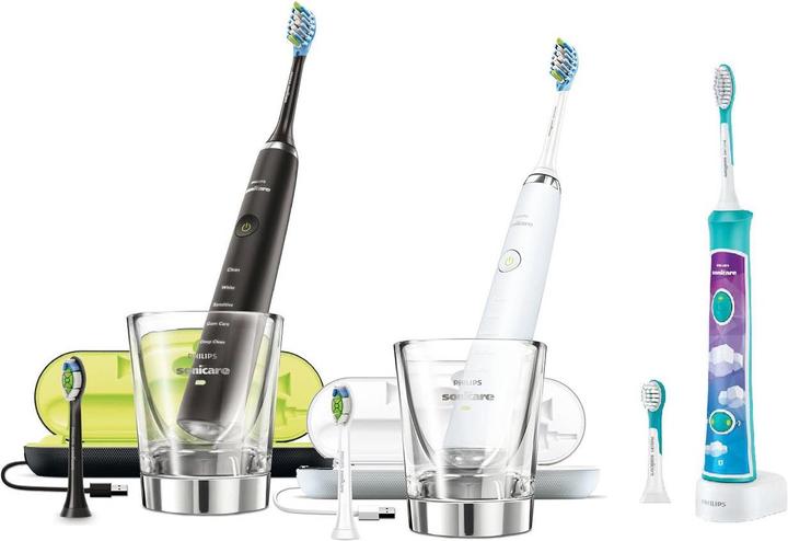 Philips Sonicare Sonicare DiamondClean black and white + Sonicare for Kids Connected