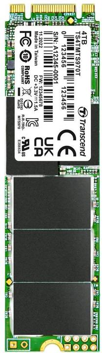 Produktbild Transcend MTS970T 4 TB Interne M.2 SATA SSD 2280 SATA III Retail TS4TMTS970T (4000 GB, M.2 2280)