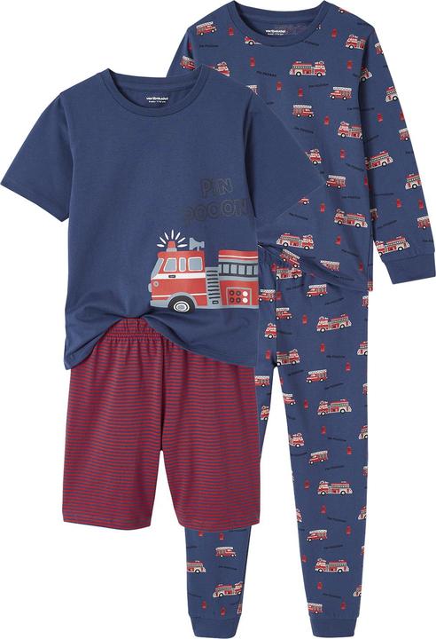 Produktbild Vertbaudet 2er-Set Jungen Schlafanzüge, lang & kurz Oeko-Tex (152)