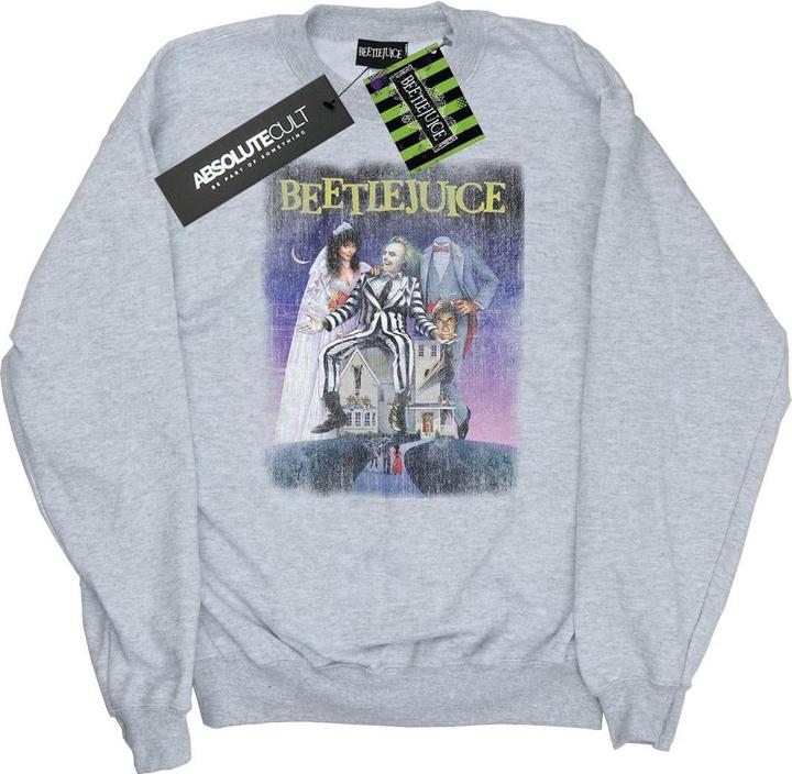 Beetlejuice Distressed Poster Sweatshirt