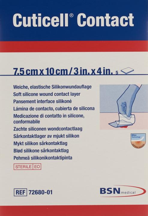 Immagine prodotto BSN Contact Silikonwundauflage 7.5x10cm (5 x)