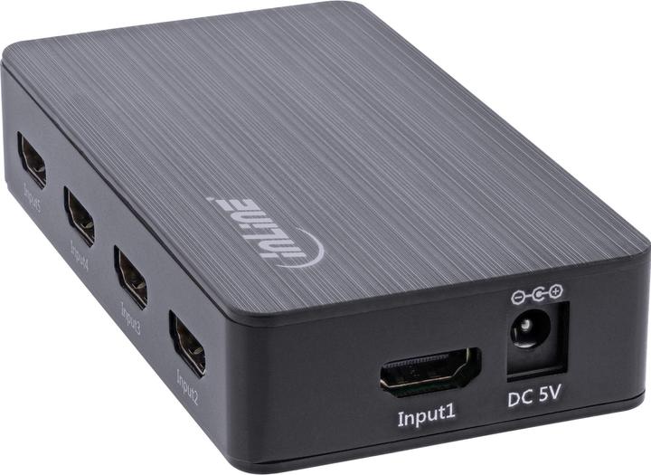 Actual product image InLine ® HDMI Switch, 5-fold, 4K2K@60Hz, HDCP 2.2