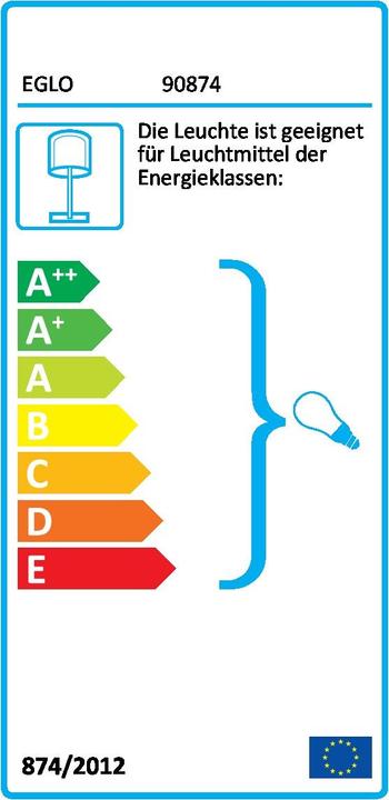 Etichetta energetica EGLO Azienda (E27)