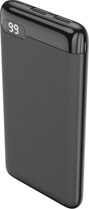 Setty Powerbank 10000 mAh LCD SPBL-10 schwarz (10000 mAh)
