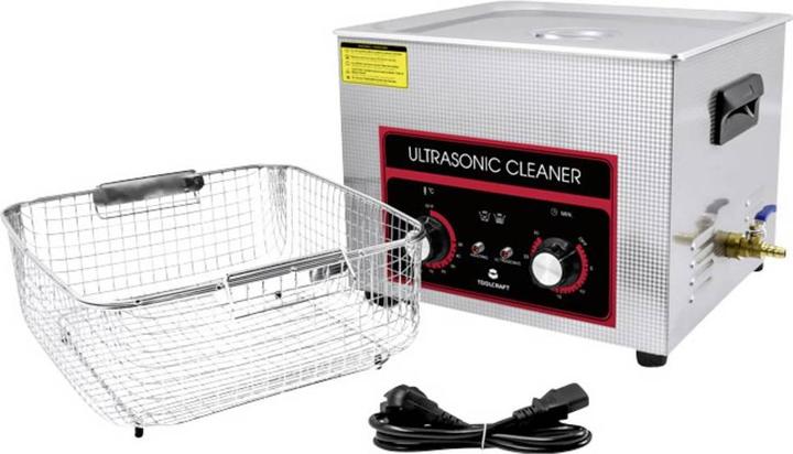 Actual product image Toolcraft USC-1500 Ultraschallreiniger Bürobedarf, Schmuck, Werkstatt 360 W 15 l (40 kHz, 15000 ml)