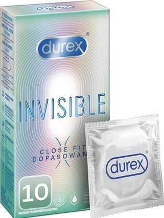 Actual product image Durex Invisible Close Fit Condoms Matched 10Pcs (10 pcs.)