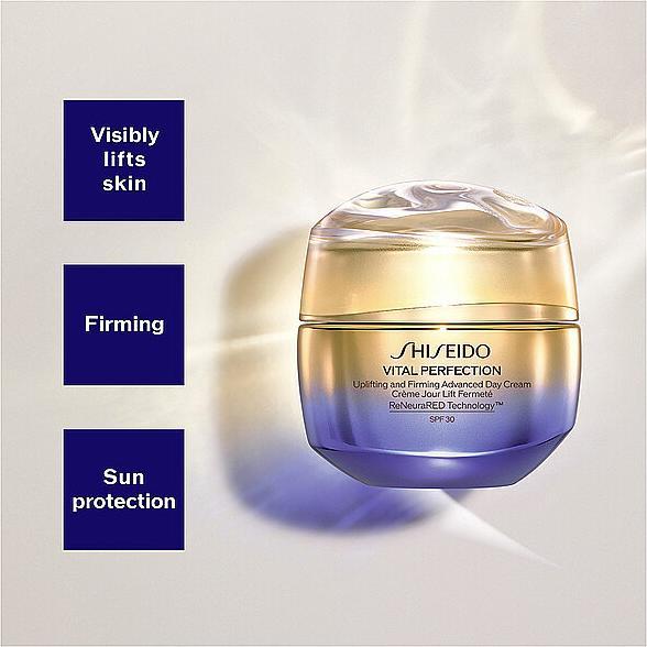 Shiseido VITAL PERF Upl &Firm Adv Day Cr 50 ml (50 ml, Crème de jour, SPF 30)