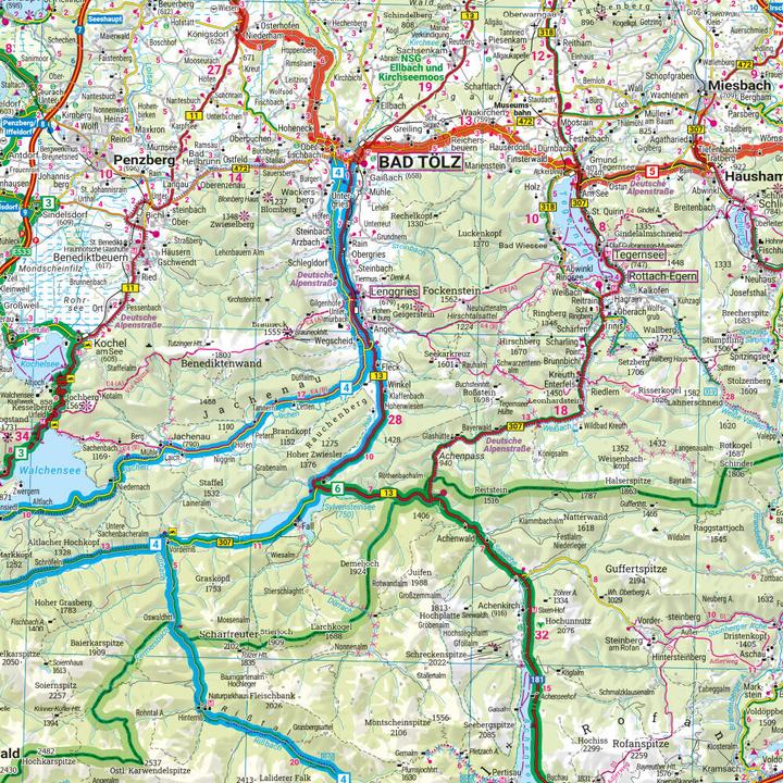 Actual product image Upper Bavaria - Tyrol - South Tyrol, Motorbike