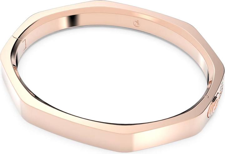 Immagine prodotto Swarovski Dextera Bangle Pavé a forma di ottagono medio in oro rosa bianco (Metallo Swarovski)