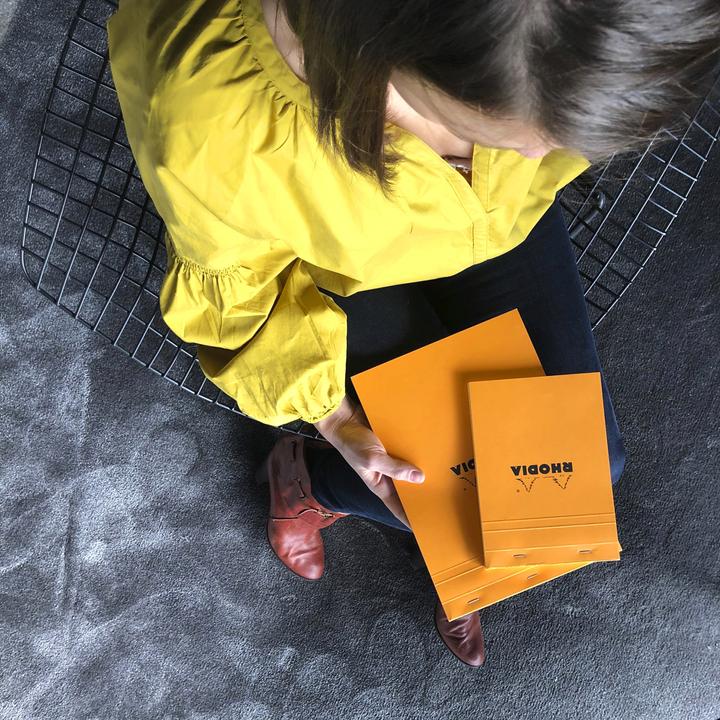 Produktbild Rhodia Blöcke geheftet 80g Basics (A5, Liniert)