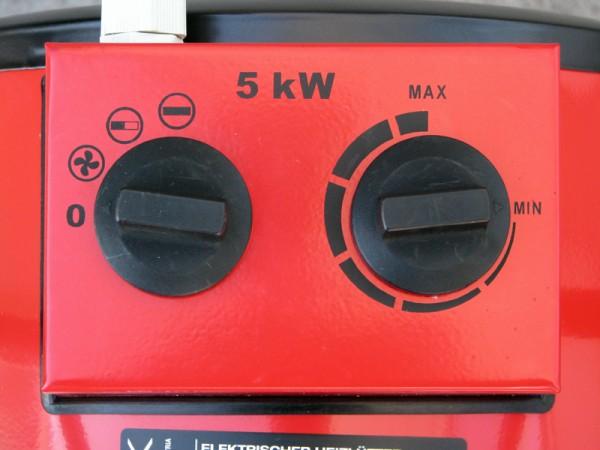 Actual product image Rotek - Heizung HFR-05-400-BG 5kW 400V Schwenkbar, Delay (5000 W)