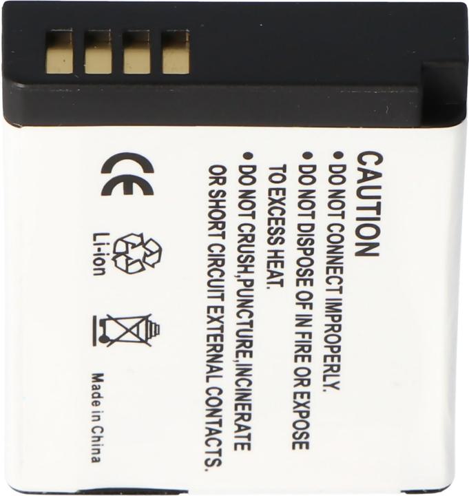 Produktbild AccuCell Schnell-Ladegerät und Akku passend für den Panasonic DMW-BLH7 Akku Lumix DMC-GM1, Lumix DMC-GM1K S (Kamera Akku Ladegerät)