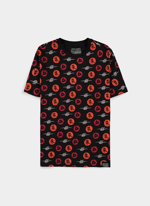 Produktbild Difuzed NARUTO SHIPPUDEN - Naruto Symbols - T-shirt Noir Homme (2XL) (XXL)