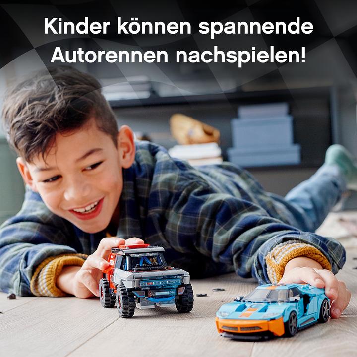 Produktbild LEGO Ford GT Heritage Edition und Bronco R (76905, LEGO Speed Champions)