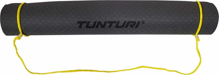Actual product image Tunturi TPE Yogamatte Rutschfest Anthrazit 3 mm (3 mm)
