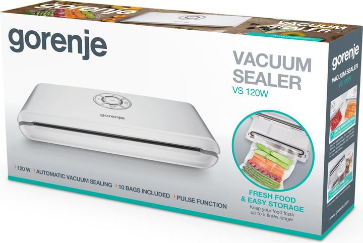 Immagine prodotto Gorenje VS120W sigillatrice sottovuoto 750 mbar Bianco