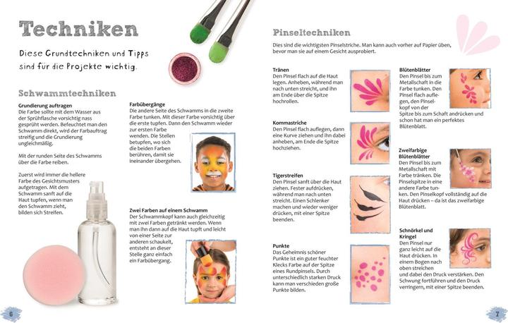 Actual product image Kinderschminken leicht gemacht (German, Michael Wicks, Karen Harvey, 2017)