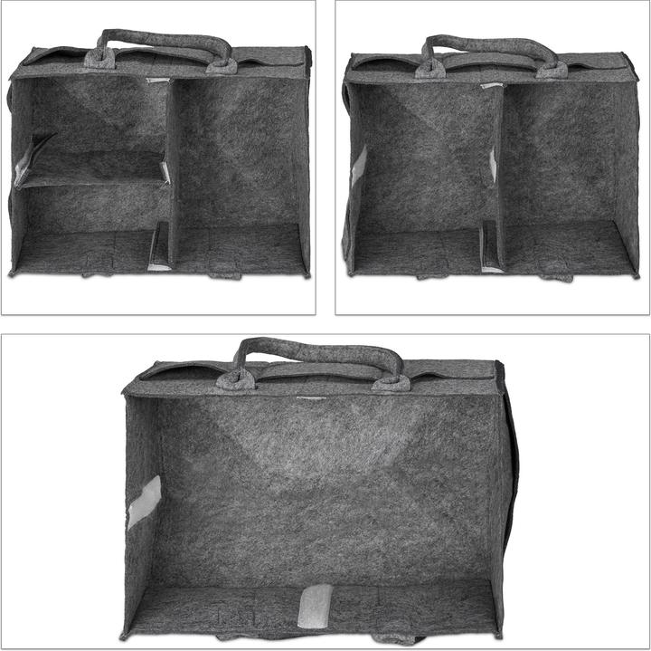 Actual product image Relaxdays Baby Diaper Caddy (1 x, 33 x 23 x 34 cm)
