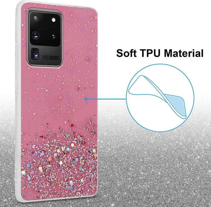 Produktbild Cadorabo TPU Cover funkelnder Glitter (Samsung Galaxy S20 Ultra)