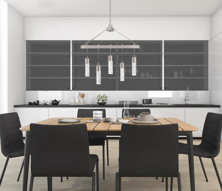 Produktbild Westinghouse LED Kronleuchter Cava Nickel (61 cm)