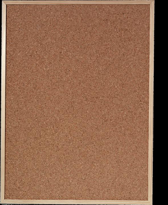 Produktbild Herlitz Pinnwand Kork Korktafel 60x80cm mit Naturholzrahmen (Pinnwand, 60 x 80 cm)