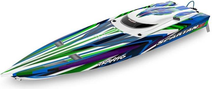 Traxxas BOAT SPARTAN SR 1037mm 1:10 EP RTR GREEN TQi 2.4GHz WITHOUT charger and WITHOUT battery