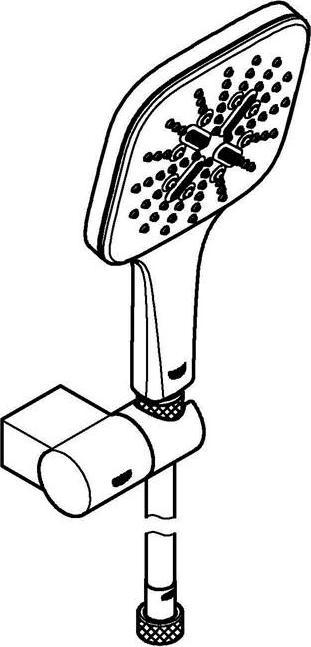 Actual product image Grohe Shower set Rainshower SmartActive 130 Cube EcoJoy (3 Beam types, 9.50 l/min)